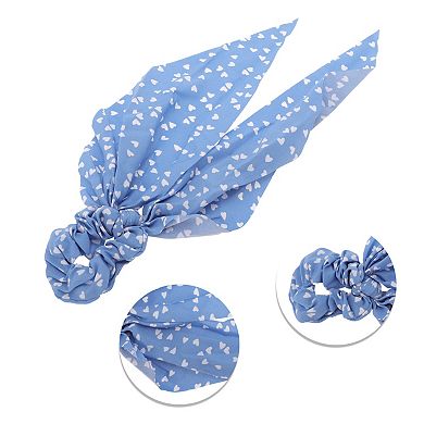 Fashion Heart Pattern Hair Scrunchies Hair Ties 1 Pc