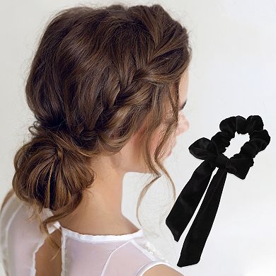 Solid Color Ribbon Scrunchies 1 Pc