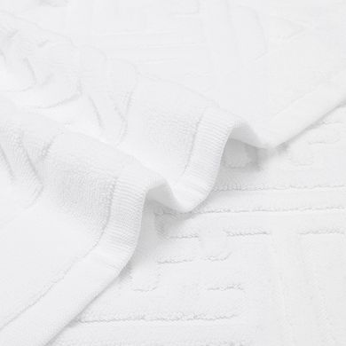 1 Pcs Luxury Bath Mat, Cotton Absorbent Hotel Spa Shower Floor Towel for Bathroom Rug Pad