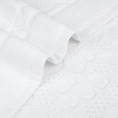 1pcs Reversible Cotton Mats Bathroom Floor Rugs Thick Soft Water Absorbent Quick Dry Shower Tub