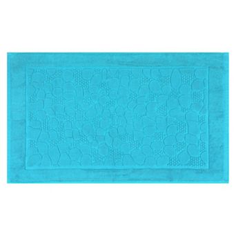 1 pc Reversible Cotton Mats Bathroom Floor Rugs Thick Soft Water Absorbent Quick Dry Shower Tub