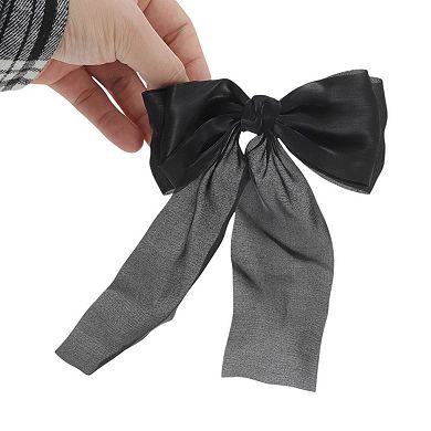Elegant Bow Ribbon Duckbill Hair Clips Hairdo Clip 1 Pc