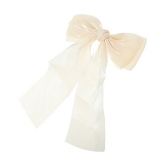 Elegant Bow Ribbon Duckbill Hair Clips Hairdo Clip 1 pc