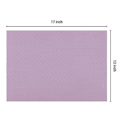 Placemats Set of 6 Woven Placemats for Dining Table Decor Indoor Outdoor Washable Kitchen Table Mat