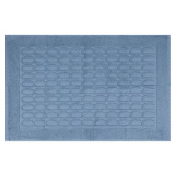 1 pc Lightweight Textured Bath Mat Hotel Reversible Water Absorbent Rug Shower Foot Carpet 16" x 24"