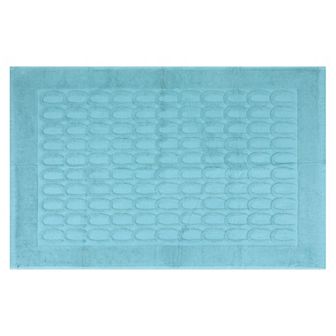 1 pc Lightweight Textured Bath Mat Hotel Reversible Water Absorbent Rug Shower Foot Carpet 16" x 24"