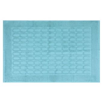 1 pc Lightweight Textured Bath Mat Hotel Reversible Water Absorbent Rug Shower Foot Carpet 16" x 24"