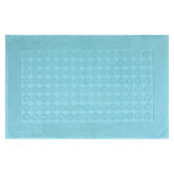 1 pc Luxury Bath Rug Towel, Cotton Absorbent Hotel Spa Shower Floor Mat for Bathroom 20" x 32"