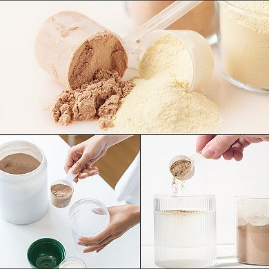 50Pcs Teaspoon Micro Scoops 0.25g Mini Powder Scoops Mini Measuring Spoons White