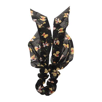 Fashion Butterfly Pattern Hair Scrunchies Hair Ties 1 Pc