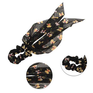 Fashion Butterfly Pattern Hair Scrunchies Hair Ties 1 Pc