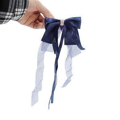 Fashion Bow Ribbon Hair Clips Hairdo Clip 1 Pc