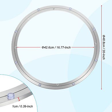 Aluminium Lazy Susan Turntable Bearing, 20 Inch Round Rotating Bearing Turntable Base