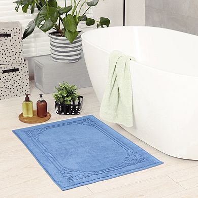 1Pcs Bath Mat for Bathroom, Absorbent Floor Mats Quick Dry Towel for Hotel Spa Shower Bathtub Rug