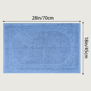 1Pcs Bath Mat for Bathroom, Absorbent Floor Mats Quick Dry Towel for Hotel Spa Shower Bathtub Rug