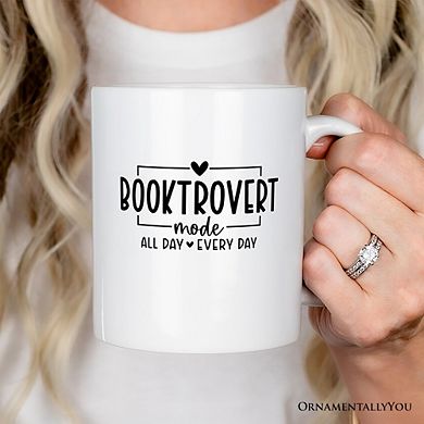 Booktrovert Mug, Gift For Book Lover