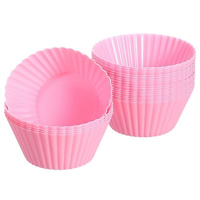 18Pcs Silicone Cupcake Liners, Non-Stick Baking Cups, for Cooking Eggs, Baking Muffins