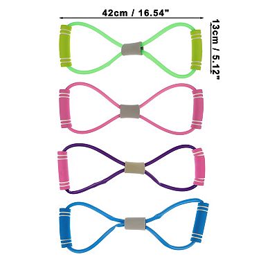 8-Shaped Resistance Band, Figure 8 Exercise Bands, 8 Word Elastic, Expander Elastic Muscle Training