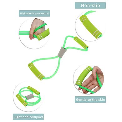 8-Shaped Resistance Band, Figure 8 Exercise Bands, 8 Word Elastic, Expander Elastic Muscle Training