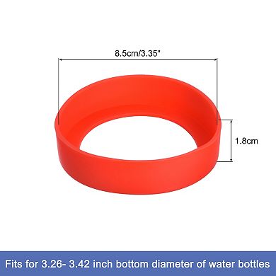 Water Bottle Boot, Protective Silicone Boot Sleeve Non Slip Bottom Cover Bumper for Water Bottles
