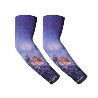 Sun Protection Arm Sleeves for Outdoor Blue 1 Pair