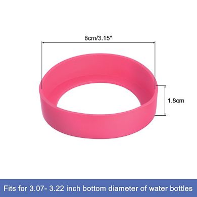 Water Bottle Boot, Protective Silicone Boot Sleeve Bottom Cover Bumper for Water Bottle Mug Tumbler