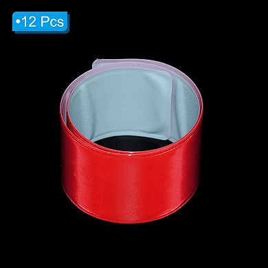 Reflective Bands, 12 Pcs High Visibility Reflective Arm Wrist Ankle Band Safety Reflector Strips