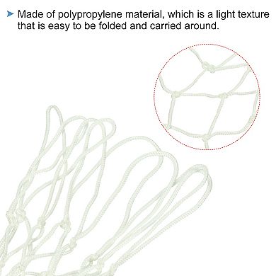Nightlight Mini Basketball Net, Luminous Basketball Hoop Net Glow in the Dark Basket Ball Net