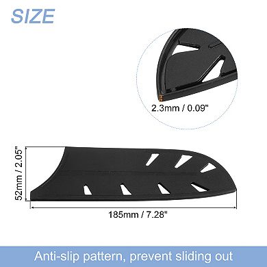 2Pcs Knife Cover Sleeves Blade Edge Guards for 7" Santoku Knife Blade Edge Protector for Kitchen