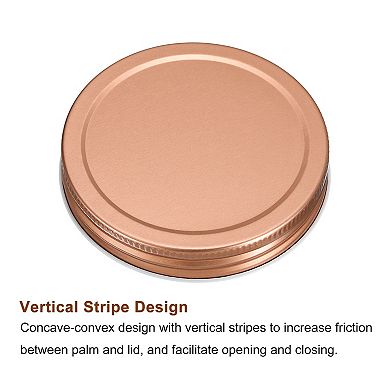 Mason Jar Lids, 86mm/3.39" Wide Mouth Tin Plate Caps Leak Proof for Canning Jars Kitchen Storage