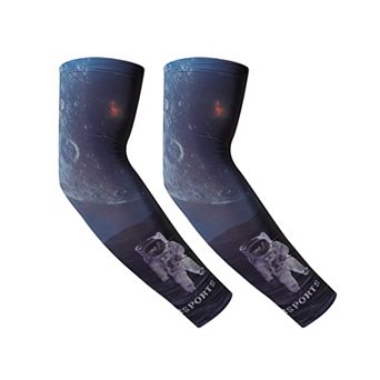 Sun Protection Arm Sleeves for Outdoor Gray 1 Pair