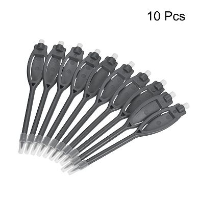 Golf Scoring Pencils with Eraser, 10 Pack Oval Clip Plastic 2H Marker Pens