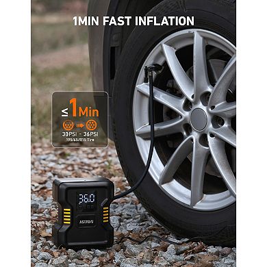 AstroAI Portable Tire Inflator, 150PSI Air Compressor with Digital Pressure Gauge