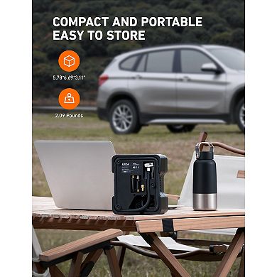 AstroAI Portable Tire Inflator, 150PSI Air Compressor with Digital Pressure Gauge