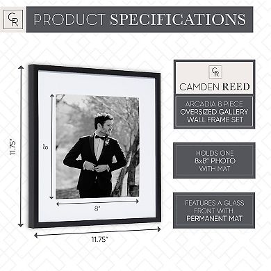 Camden Reed Arcadia 8-Piece Oversized Gallery Wall Frame Set