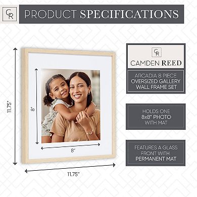 Camden Reed Arcadia 8-Piece Oversized Gallery Wall Frame Set