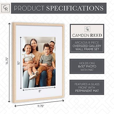 Camden Reed Arcadia 8-Piece Oversized Gallery Wall Frame Set
