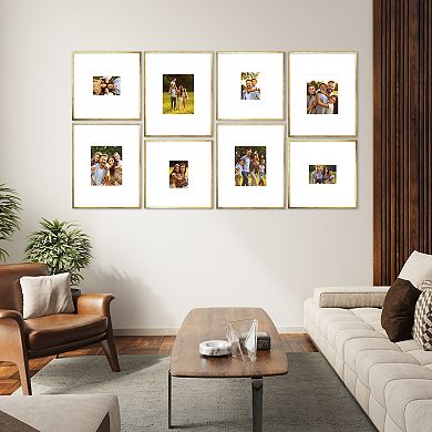 Camden Reed Arcadia 8-Piece Bronze Finish Oversized Gallery Wall Frame Set