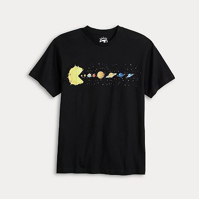 Men's Pac-Man Planets Graphic Tee
