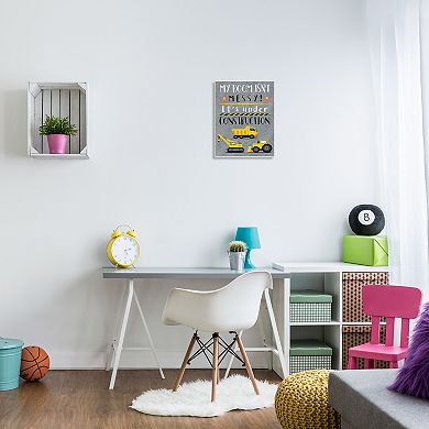 Stupell Home Decor Kids Under Construction Room Sign Wall Art