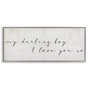 Stupell Home Decor My Darling Boy Wall Art