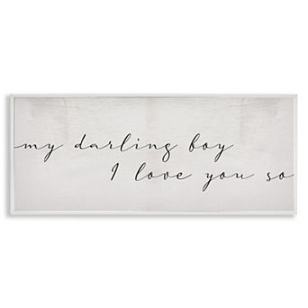 Stupell Home Decor My Darling Boy Wall Art