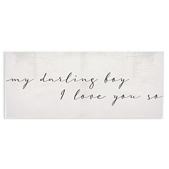 Stupell Home Decor My Darling Boy Wall Art