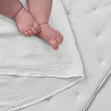 Levtex Baby Cloud Muslin Cocoa/Beige 5-pc. Bedding Set