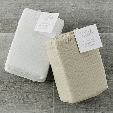 Levtex Baby Cloud Muslin Crib Dust Ruffle