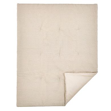 Levtex Baby Mills Waffle Taupe 4-pc. Baby Crib Bedding