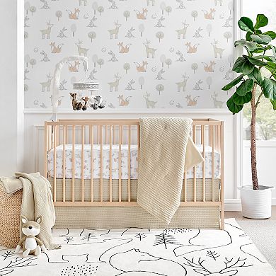 Levtex Baby Mills Waffle Taupe 4-pc. Baby Crib Bedding