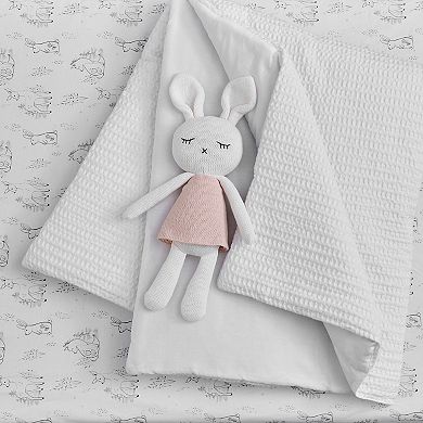 Levtex Baby Mills Waffle White 4-pc. Baby Crib Bedding