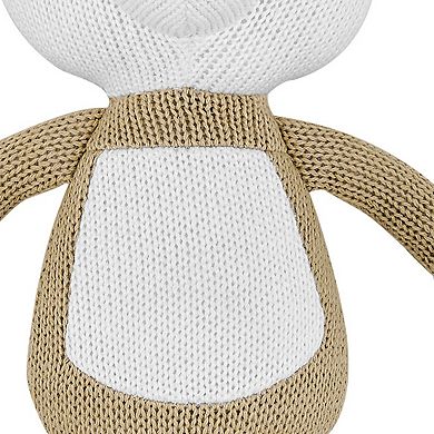 Levtex Baby Mills Waffle Taupe Fox Plush Stuffed Animal