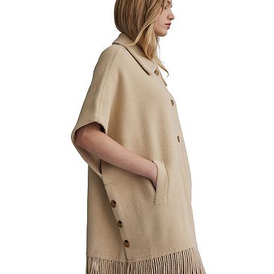 Women's NVLT Mink Eyelash Short Fringe Coatigan
